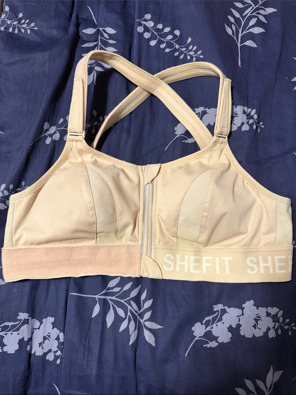 SHEFIT Ultimate Sports Bra High Impact Light Beige Luxe